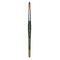 Utrecht Series 6150 Synthetic Golden Taklon Watercolor Brush - Round, Size 12, Short Handle